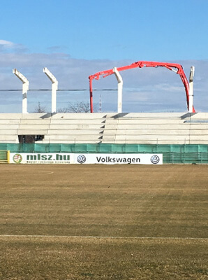 hard-concrete Paks labdarúgó stadion